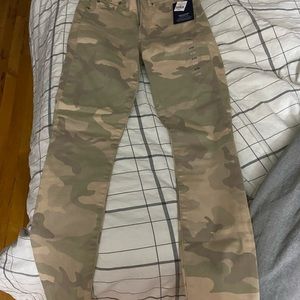 Brand new Gap Jeans. Straight leg, camo style